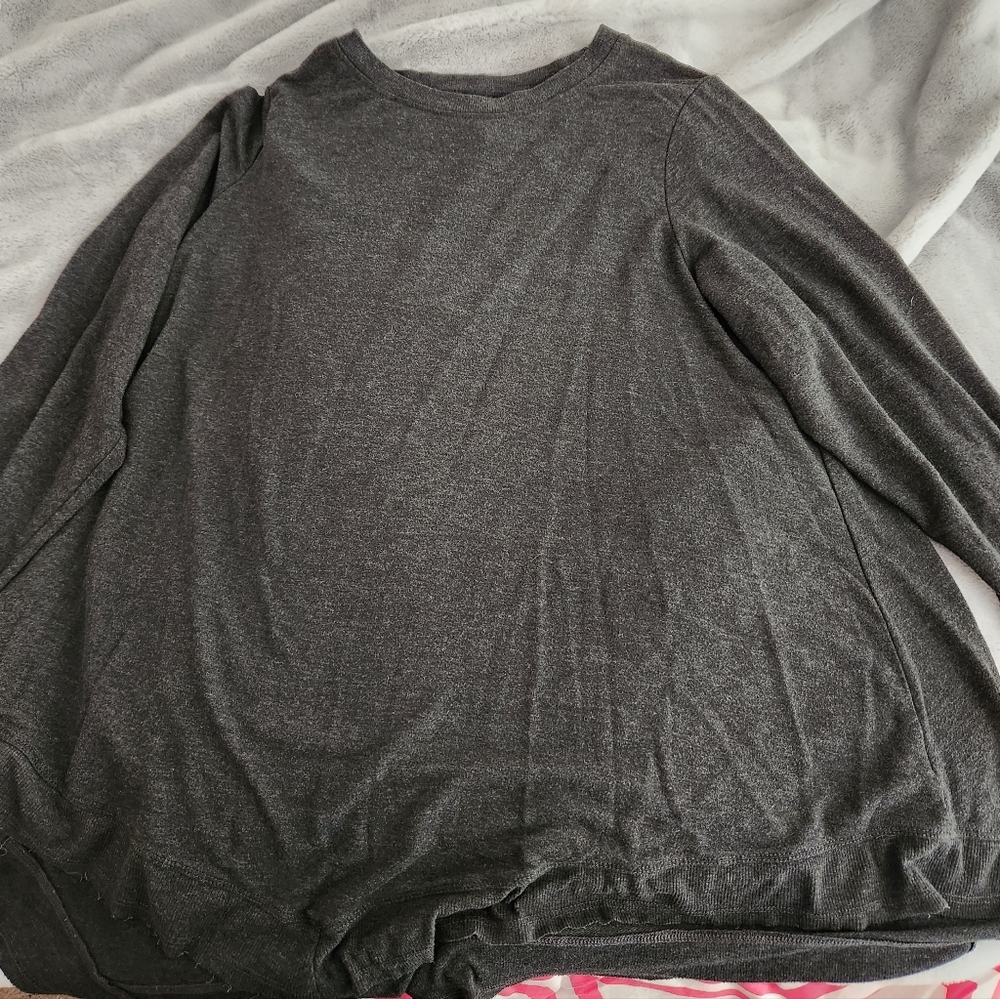 Dark gray shirt